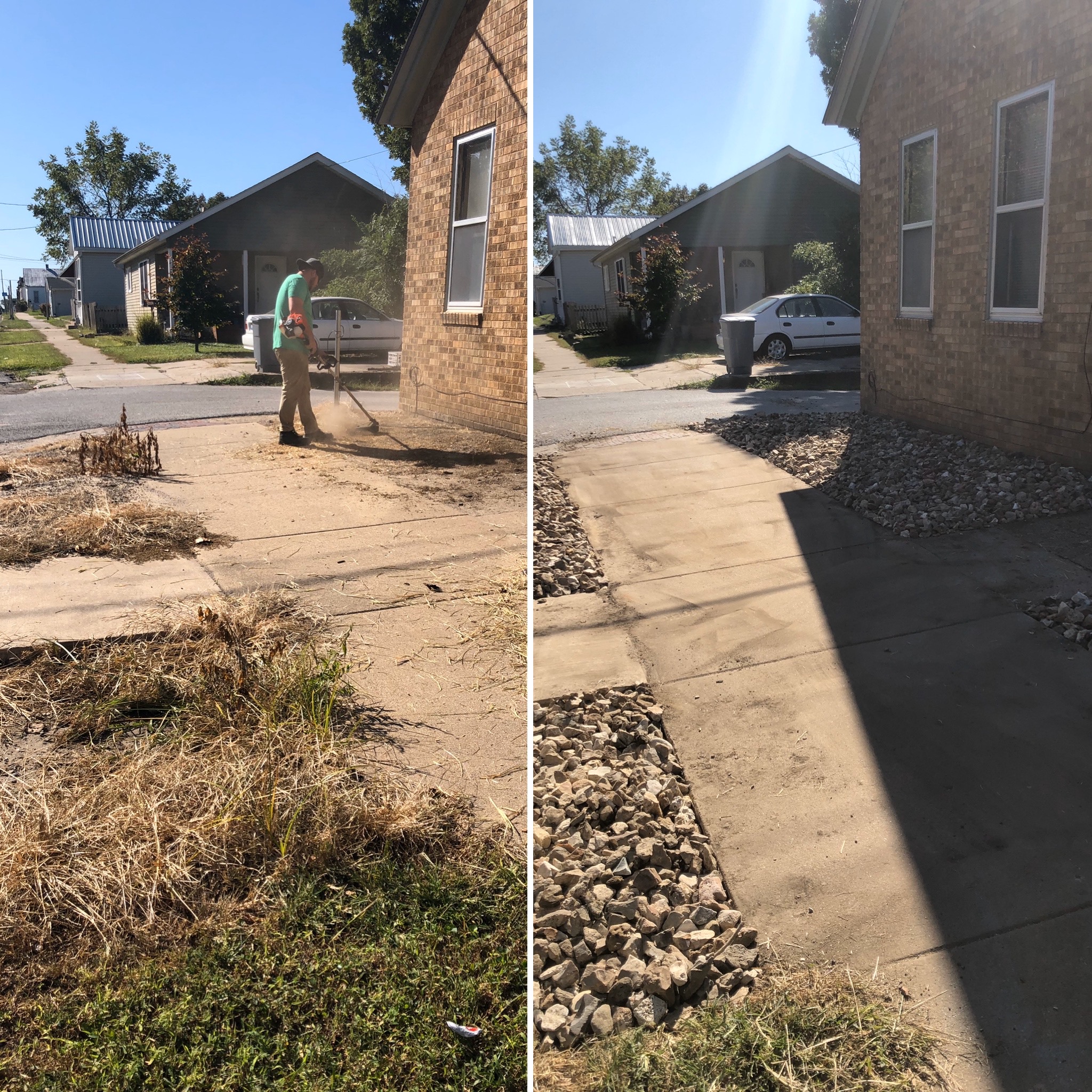 Before and After Photos - landscaping quincy illinois